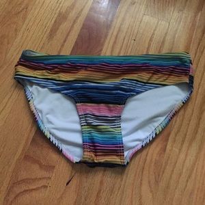 Bottom striped bathing suit