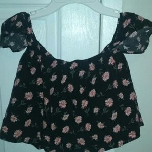floral crop top