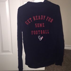 VS Pink NFL Houston Texans Half Zip