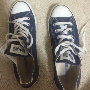 Dark blue converse