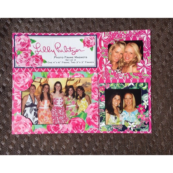 Lilly Pulitzer Photo Frame Magnets