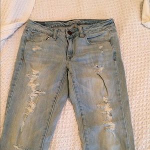 American Eagle destroyed jeans