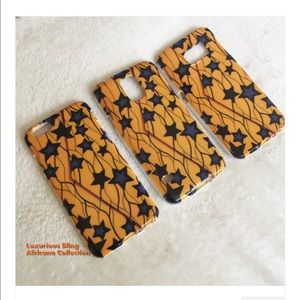 African fabric style Ankara rubber iPhone case