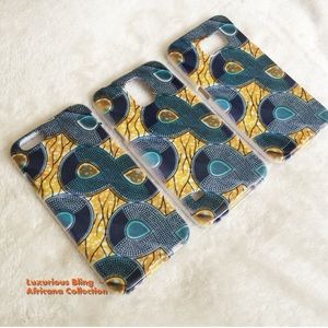 Ankara fabric style rubber iPhone 6 case