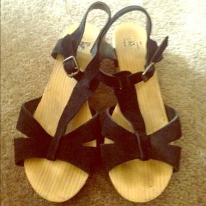 Wooden sandals