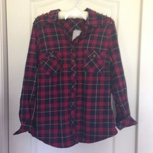 Plaid Forever 21 Plus Size Button Down
