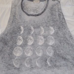 Brandy Melville Phases of the Moon muscle tee