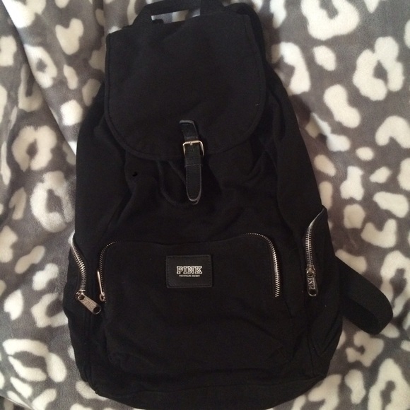 vs pink black backpack