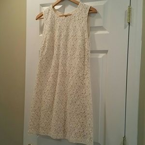 Lace shift dress