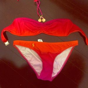Ralph Lauren Polo ombré bikini