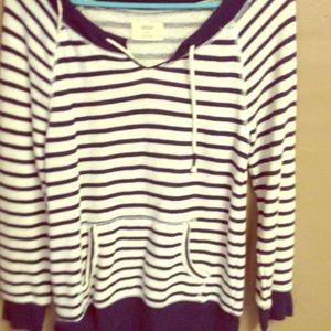 Navy and white striped aerie sweater!