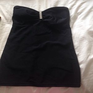 black Tankini top & bottom