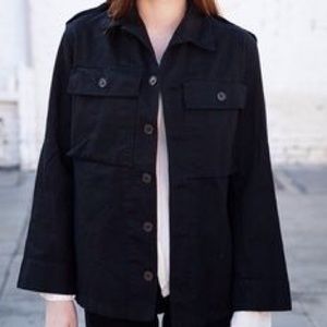 Brandy Melville black military jacket