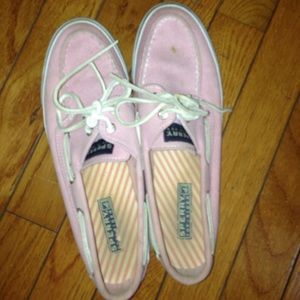 pink boat shoe sperrys