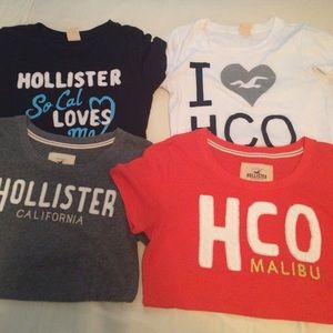 hollister graphic tees!