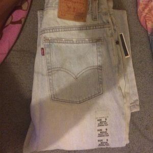 NWT Levi's light blue size 9 junior boot cut jeans