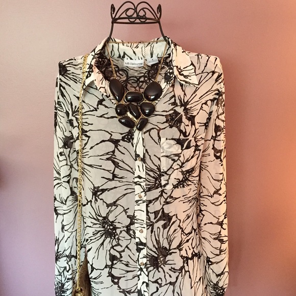 Liz Claiborne Tops - Liz Claiborne Sheer Blouse