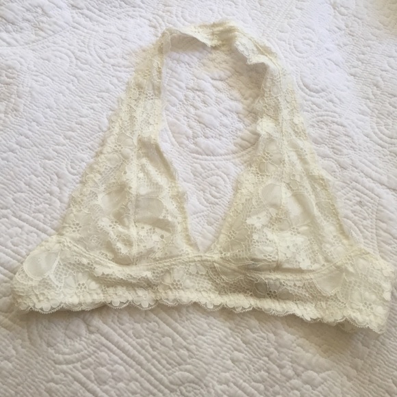 Intimately Free People lace halter bralette