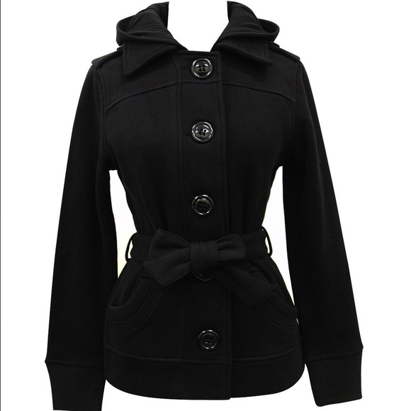 Iris Basic Outerwear - Black Peacoat