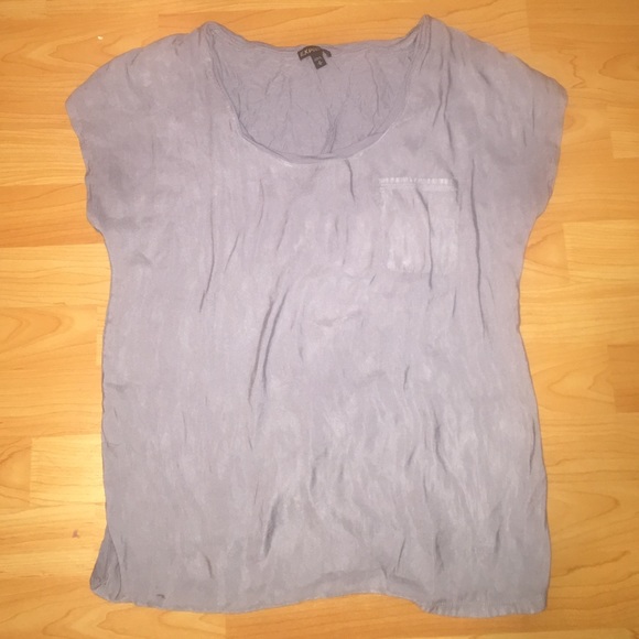 Loose gray top - Express