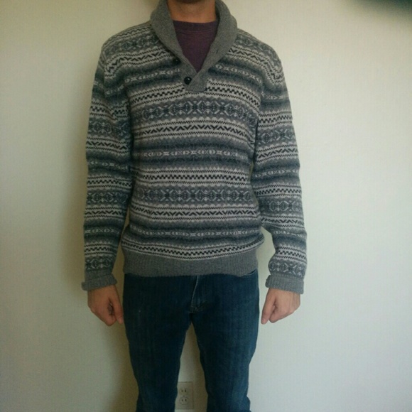 86 off J. Crew Other J Crew shawl collar sweater lambs wool nwot (mens) from .nikki's closet