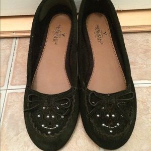 American Eagle Black Flats