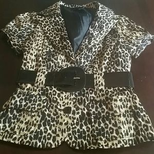 Forever Twenty One cheetah print blazer
