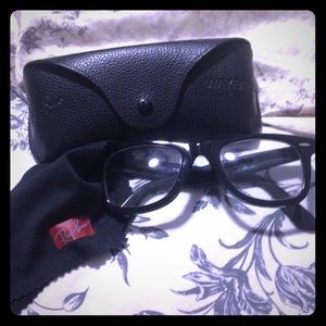 Ray-Ban clear lensed glasses