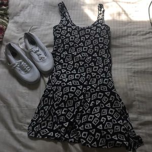 Black and white dress