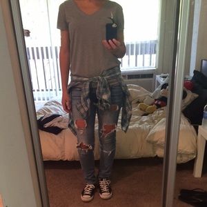 American Eagle torn jeans