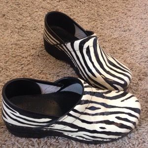 Size 40 (US 10) Zebra Dansko's