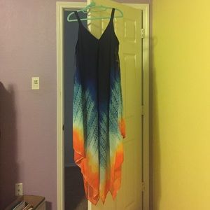 Beachy summer dress. (Poncho-Esque style)