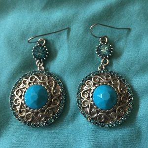 Blue earrings