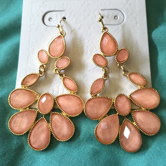 Soft pink earrings