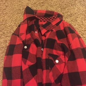 Red and black flannel