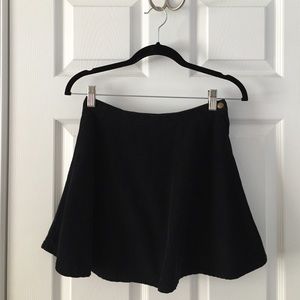 AA Black Corduroy Circle Skirt