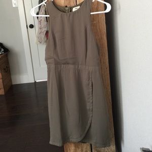 TOBI army green fitted dress