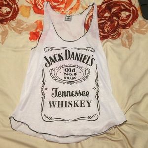 White Jack Daniel's Tank