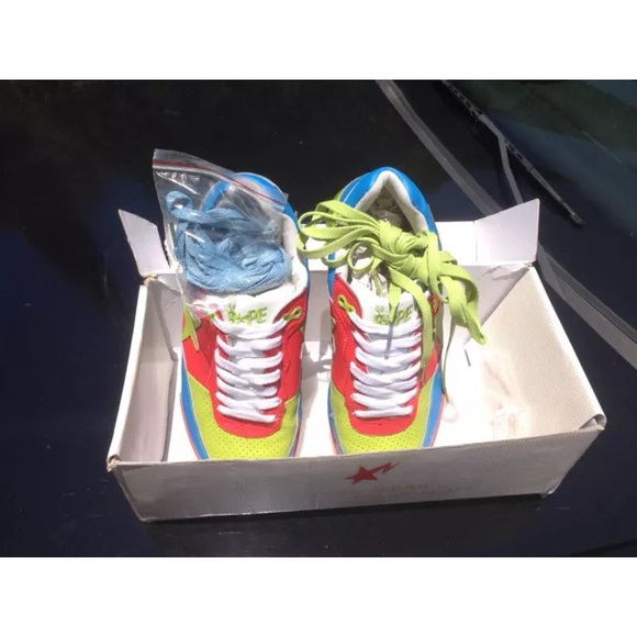 A Bathing Ape Roadsta Bapesta BAPE shoes - Picture 3 of 3