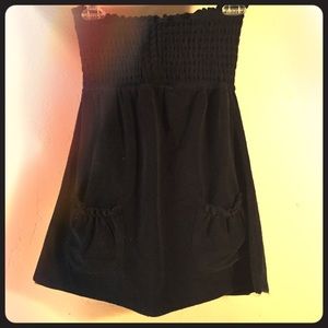 Black swim suit cover up