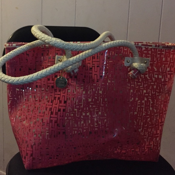 Tommy Hilfiger jelly beach bag