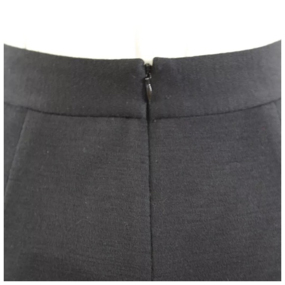 Chaiken Lined Wool Black Pencil Shirt