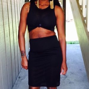 Two piece crop top set