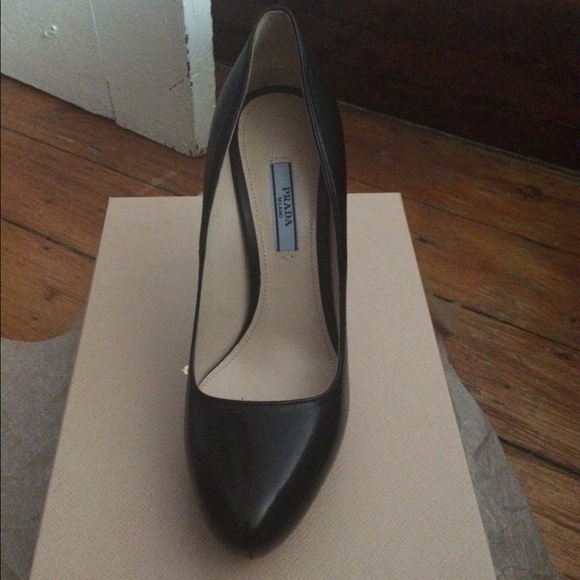 Prada High Heel Leather Pump