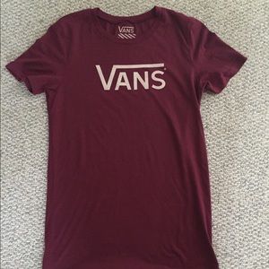 vans graphic tee NWOT
