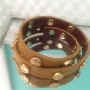 Tory Burch Double Wrap Logo Bracelet