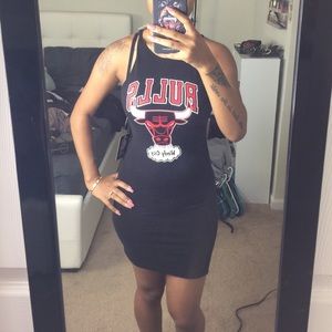 Bulls black dress