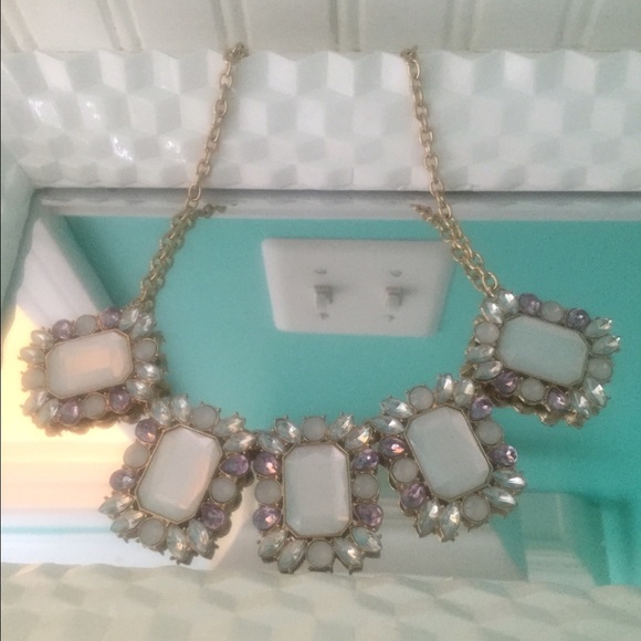 Purple and White Necklace from Nordstroms