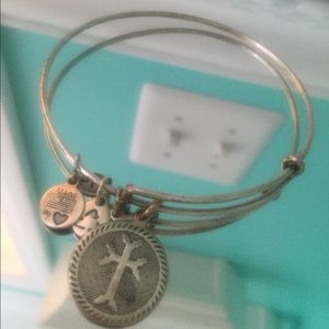 Alex and Ani Armenian Cross Charm Bangle