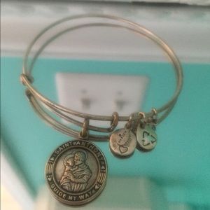 Alex and Ani Saint Anthony Charm Bangle